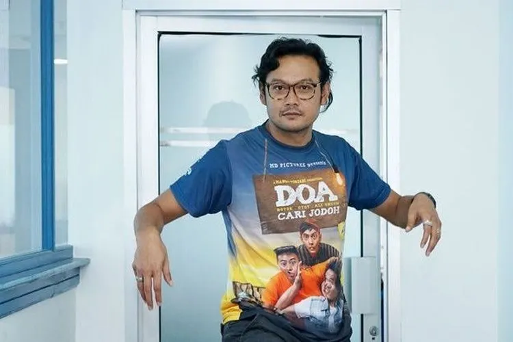Dwi Sasono berperan sebagai Ali Oncom dalam film DOA. (JawaPos.com/Issak Ramadhan)