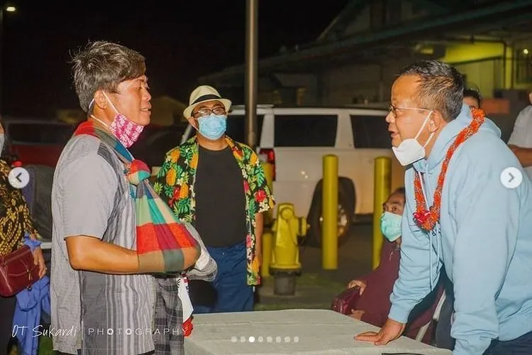 Ini Foto Menteri KKP Edhy Prabowo (kanan) di Amerika Serikat Sebelum Kena OTT oleh KPK