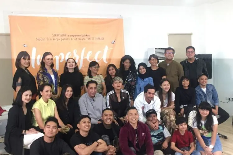 Jumpa pers film Imperfect. (istimewa)