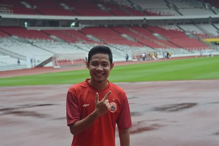 Pemain tengah Persija Jakarta, Evan Dimas Darmono. (Ayojakarta.com/Hendy Dinata)