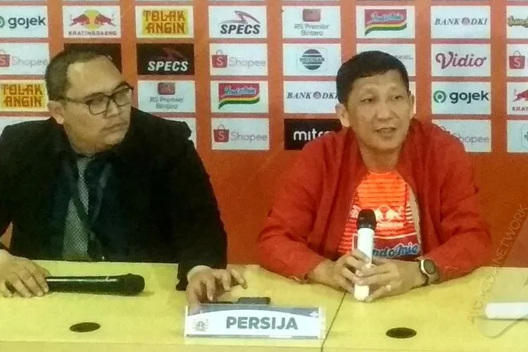 CEO Persija Jakarta, Ferry Paulus, dalam konferensi pers usai laga Persija Vs Bali United di Stadion Patriot Candrabhaga, Bekasi/Hendy Dinata (Ayojakarta.com)