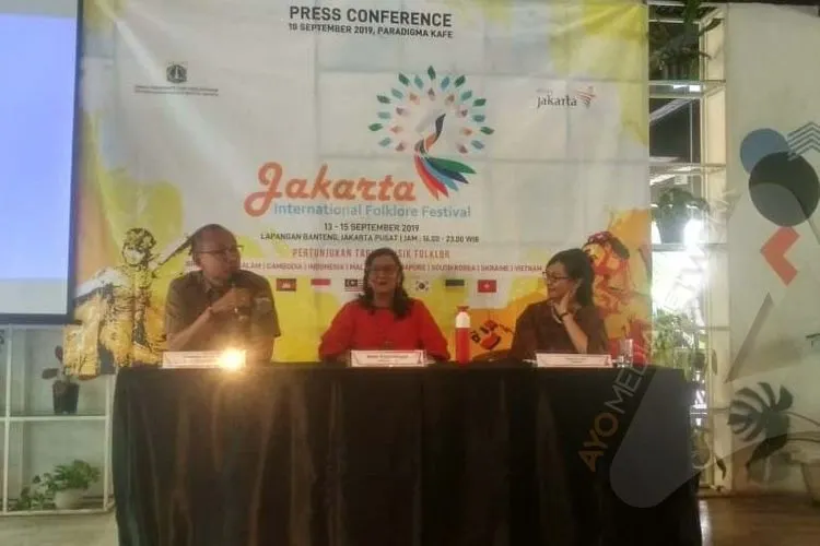 Konferensi pers penyelenggaraan Jakarta International Folklore Festival 2019/Ayojakarta.com