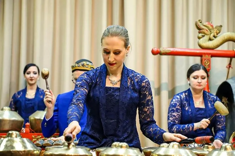 Pertunjukan Gamelan KBRI Moskow di The State Museum of Oriental Art, Moskow (3/11/2019)/KBRI Moskow