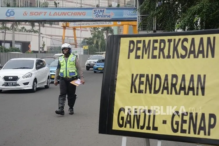 Ganjil Genap di DKI Jakarta. Foto: Republika/ Yasin Habibi