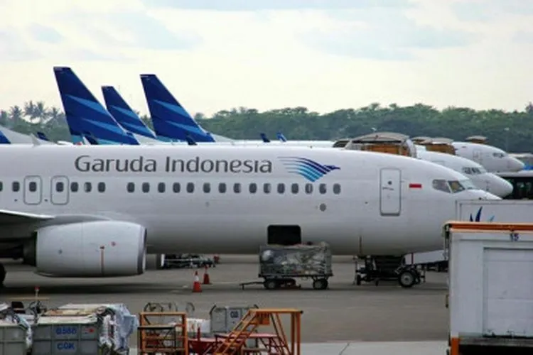 Suasana kabin pesawat Garuda Indonesia sebelum lepas landas. (Ayojakarta.com/Icheiko R)