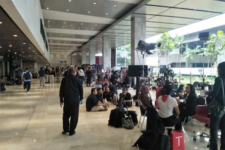 Suasana di selasar gedung Nusantara II Senayan, Jakarta, Minggu (20/10/2019)/Ayojakarta.com