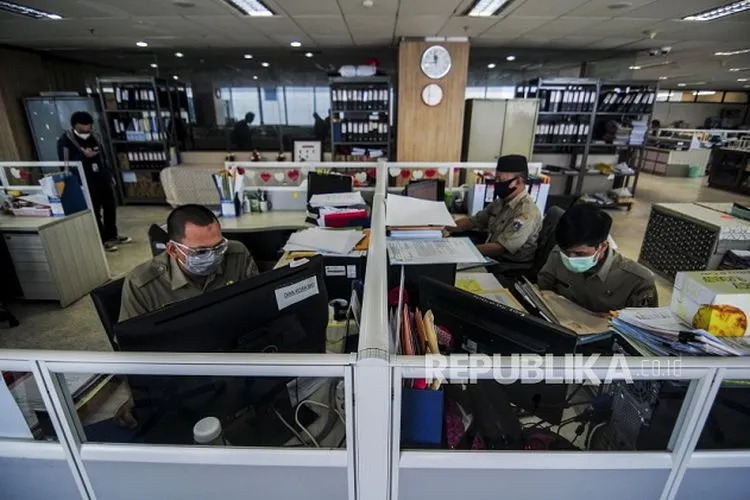 ilustrasi Gedung Blok G DPRD DKI Jakarta/ Republika