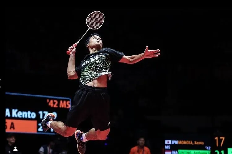 HASIL BWF WORLD FINALS 2020: Harapan Ginting ke Semifinal Pupus/Instagram Anthony Sinisuka Ginting