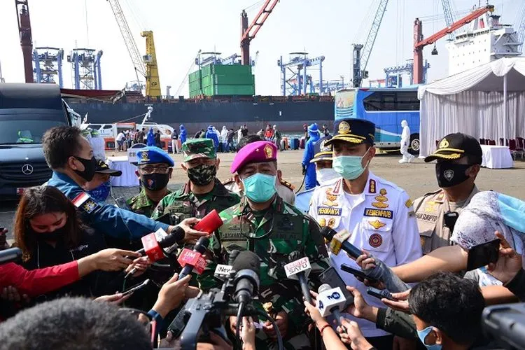 Komandan Lantamal III Jakarta, Brigadir Jenderal TNI (Mar) Hermanto (Dispen Lantamal III)