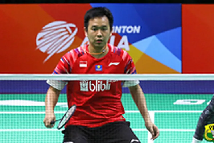 Hendra Setiawan dalam turnamen Badminton Asia Team Championship di Manila Filipina. sumber: PBSI