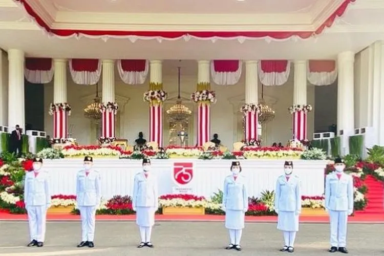 Persiapan HUT Ke-75 Kemerdekaan RI. (Foto: Biro Pers Media dan Informasi Sekretariat Presiden)