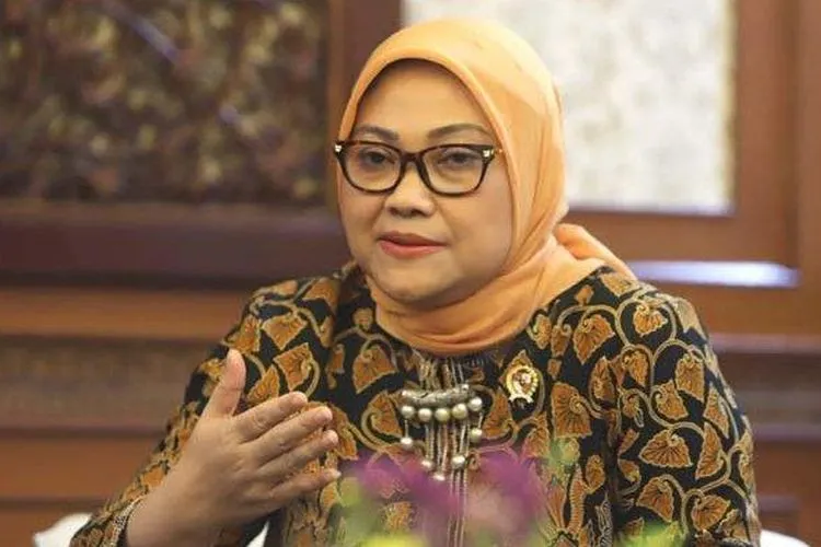 Ida Fauziyah, Menteri Ketenagakerjaan (Tribunneew/Herudin)