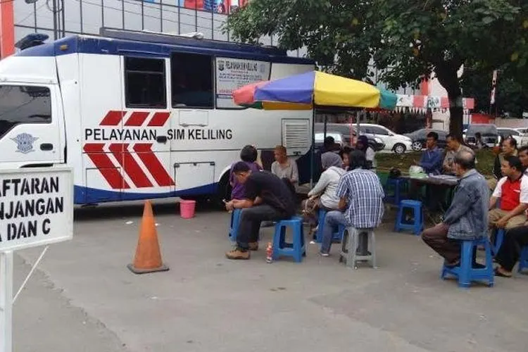 Ilustrasi mobil SIM Keliling/Tribunnews