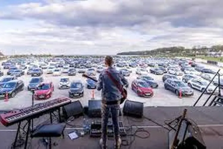 Ilustrasi konser drive in (dok)