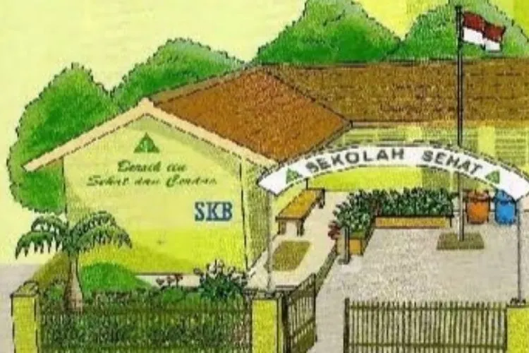 Ilustrasi sekolah sehat/kabar-satu.com