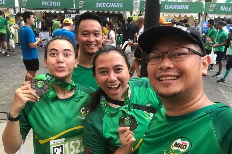 Peserta Gelaran Milo Run 2019