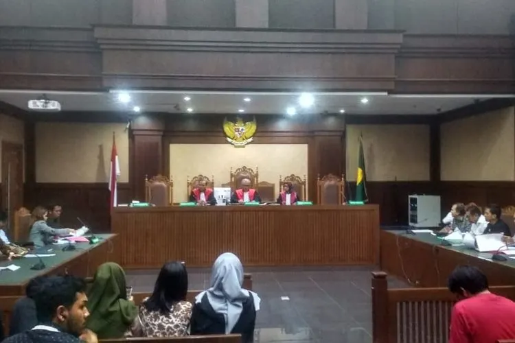 Suasana Sidang Gugatan Polusi di PN Jakpus, Kamis (1/8/2019). (ayojakarta.com/Hendy Dinata)