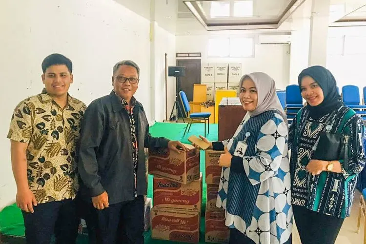 Penyaluran bantuan kemanusiaan bank bjb.