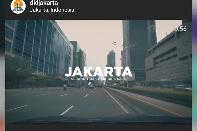 Ilustrasi video yang diunggah Pemprov DKI/dok: Instagram @dkijakarta