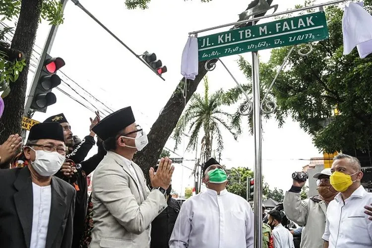 Peresmian Jalan KH. Tubagus Muhammad Falak bertepatan dengan peringatan Hari Santri Nasional di Kota Bogor. (dok)