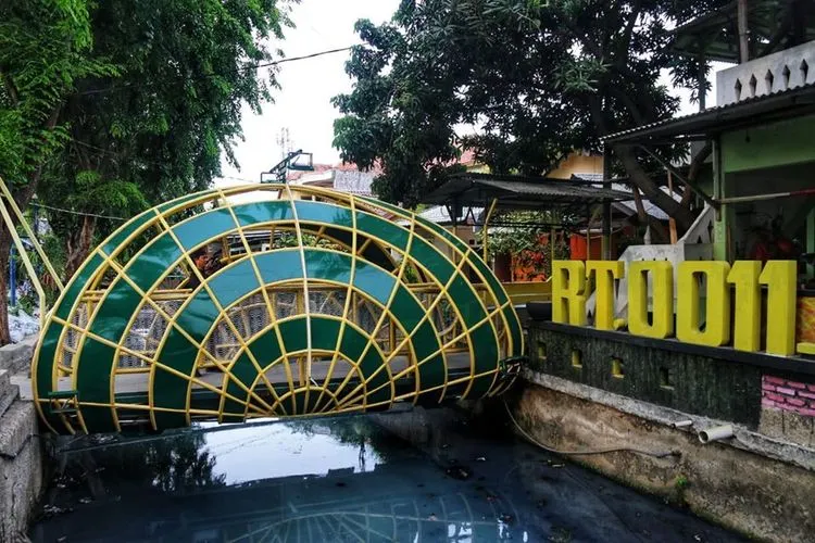 Jembatan Kerang Hijau di Koja, Jakarta Utara. (Facebook @aniesbaswedan)