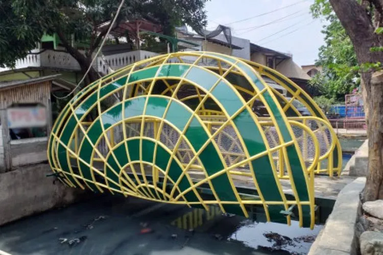 Jembatan Kerang Hijau Kelurahan Rawa Badak Selatan, Kecamatan Koja, Jakarta Utara/beritajakarta.id