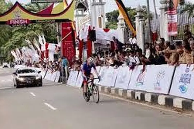 Jesse Ewart di ajang Tour de Singkarak/Ivoox.id