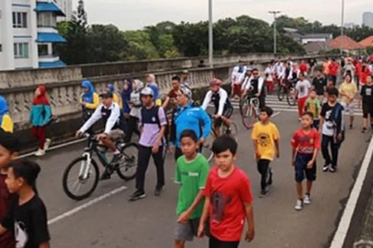 Suasana pertama kali JLNT Antasari jadi CFD/Pemda DKI