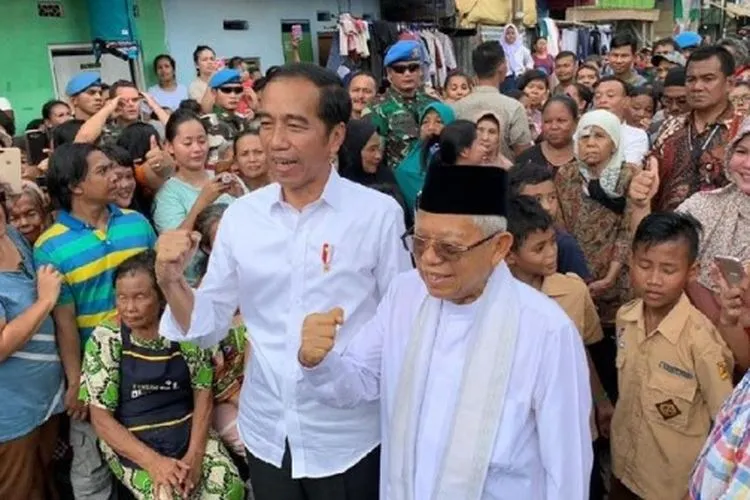 Presiden dan wakil presiden terpilih Joko Widodo-KH Maruf Amin/Detik