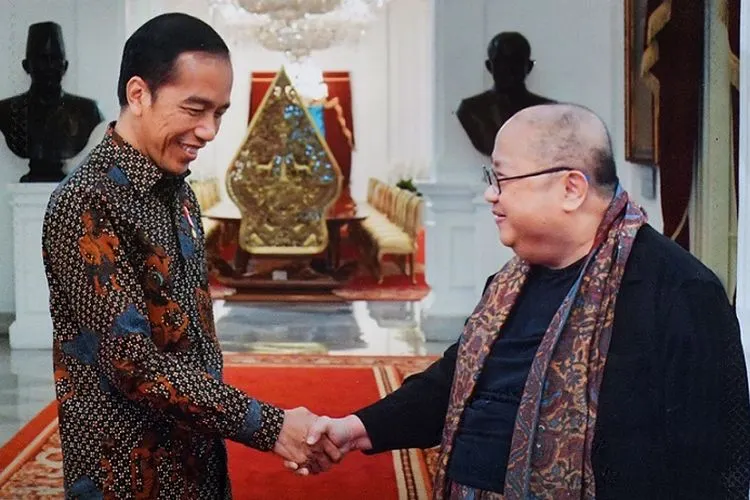 Presiden Joko Widodo bersama Jaya Suprana (dok pribadi)