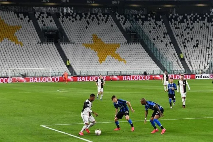 Ekspresi megabintang Juventus, Cristiano Ronaldo usai mencetak gol. (Twitter Juventus)
