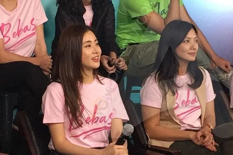 Kang Sora saat jumpa pers bersama para pemain film Bebas saat Pre-Event Korea Indonesia Film Festival 2019 di CGV Grand Indonesia/Ayojakarta.com