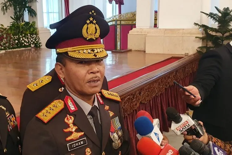 Kapolri Idham Aziz (Kompas.com/Ihsanuddin)