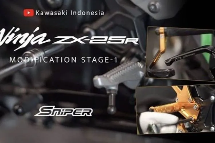 Kawasaki Ninja ZX-25R yang siap dicustomizing keren [Instagram: Kawasaki Motor Indonesia].