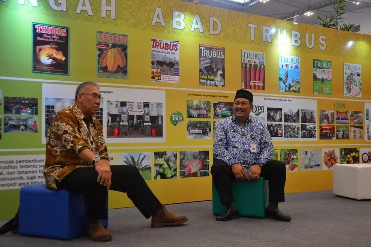 Kepala Biro Humas dan Informasi Publik Kementan di Kampus IPB Baranangsiang, Bogor, Jawa Barat (Humas Kementan)