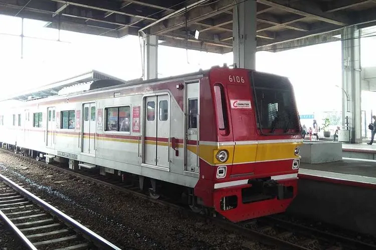Kereta di Stasiun Bogor