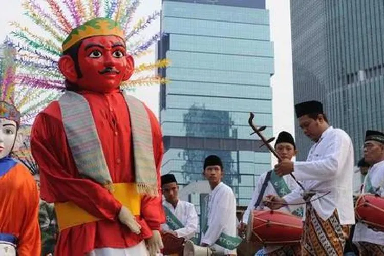 Ilustrasi kesenian Betawi/Merdeka
