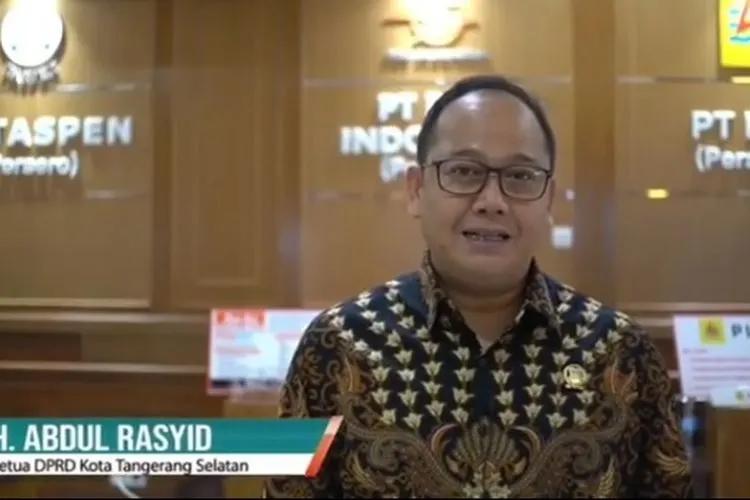 Katua DPRD Tangsel, Abdul Rosyid. instagram: @dprdtangselkota