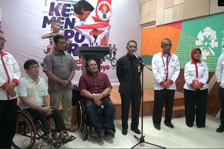 Kapuspenkum Kejaksaan Agung, Mukri berbicara di kantor Kemenpora, Jakarta Pusat