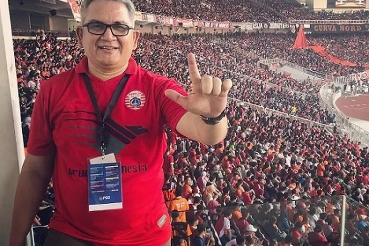 Ketua Umum The Jakmania,  Ferry Indrasjarief (Ayojakarta.com/Hendy Dinata)
