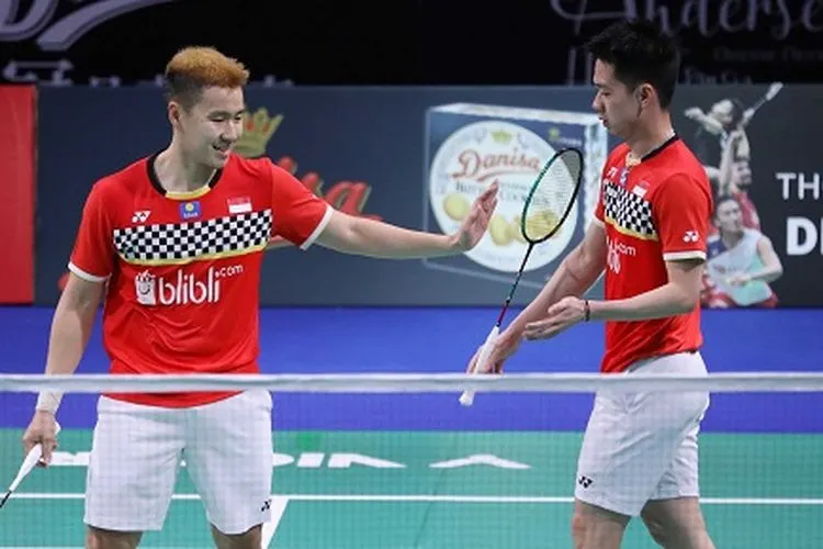 Kevin Sanjaya Sukamuljo/Marcus Fernaldi Gideon/Badminton Indonesia