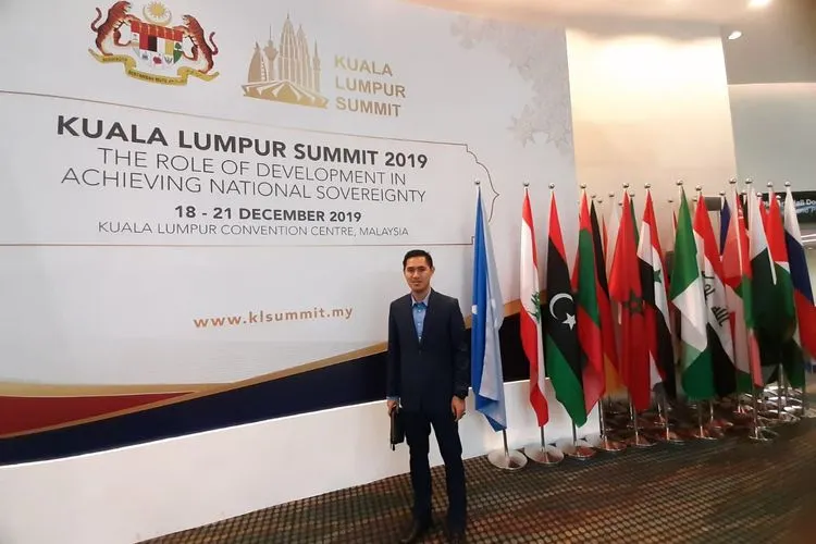 Muhamad Alipudin selaku delegasi Islamic Young Entrepreneur Network di Kuala Lumpur Summit 2019/Dok pribadi