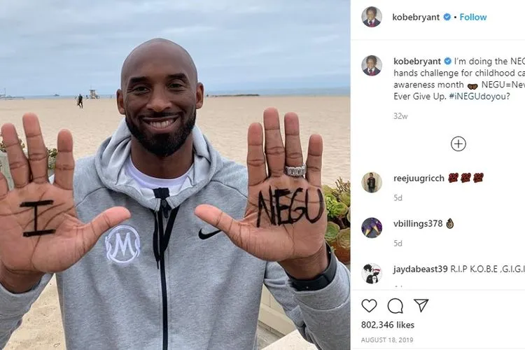 instagram: @kobebryant