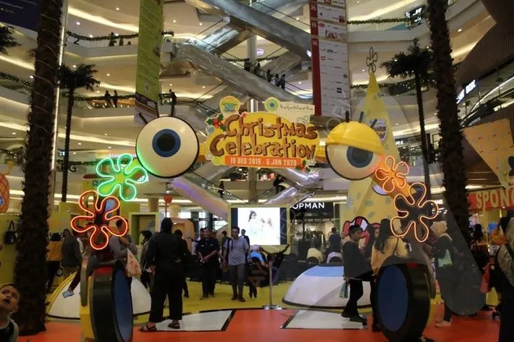 Suasana event Christmas Celebration With Nickelodeon Spongebob 20 Best Year Ever (Ayojakarta.com/Farsya Adillah)