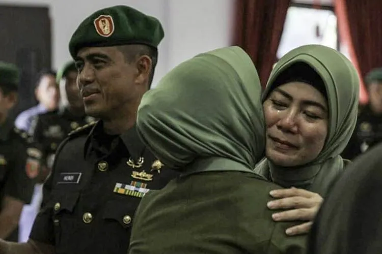 Sertijab Komandan Kodim (Dandim) 1417/HO dari Kolonel Kav Hendi Suhendi kepada Kolonel Infanteri Alamsyah Aula Manunggal Korem 143/HO Kendari, Sabtu (12/10/2019)/Kendari Pos