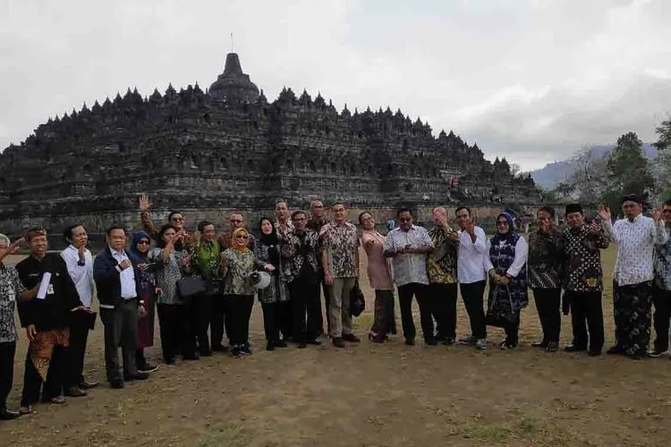 Kunjungan kerja spesifik Komisi X DPR di kawasan Candi Borobudur, Magelang, Jawa Tengah, Jumat (22/11/2019)/dok Fikri Faqih