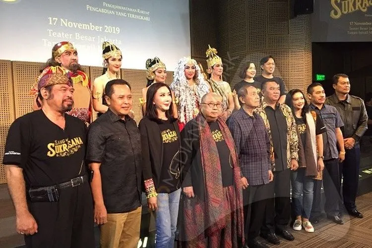 Foto bersama pemeran wayang orang lakon Sang Sukrasana/Ayojakarta.com-Istihanah Soejoethi