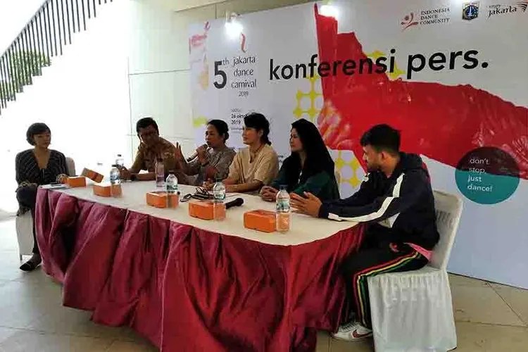 Konferensi pers Jakarta Dance Carnival di Jakarta/Ayojakarta.com