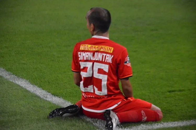 Pemain sayap Persija Jakarta, Riko Simanjuntak. (Ayojakarta.com/Hendy Dinata)