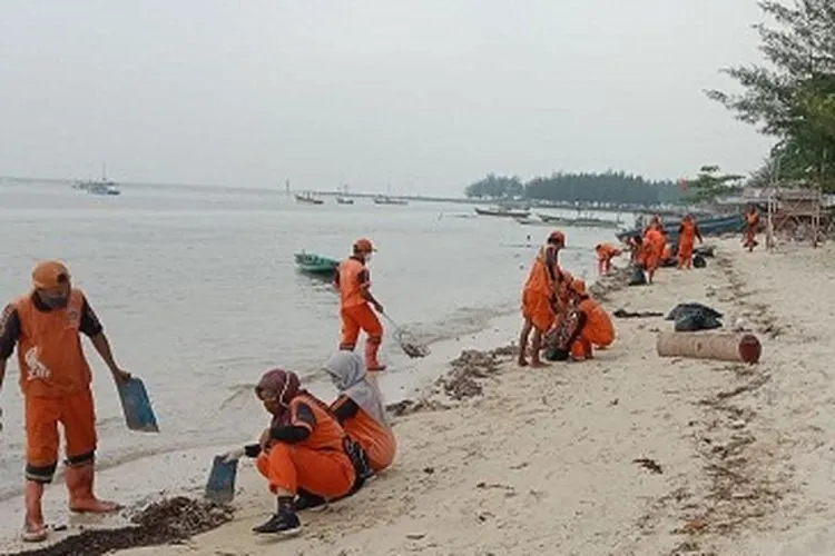 Limbah di Kepulauan Seribu. ( sumber pulauseribu.jakarta.go.id)